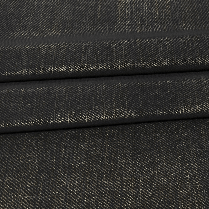 Denim Dream Rainbow Foiled Spandex Fabric | Blue Moon Fabric