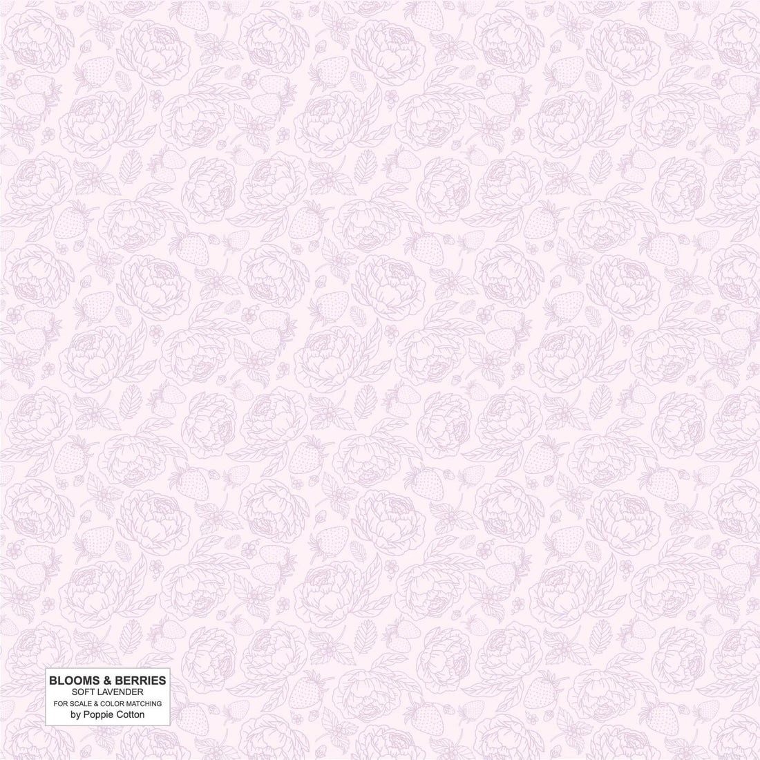 Blooms and Berries - Soft Lavender Purple