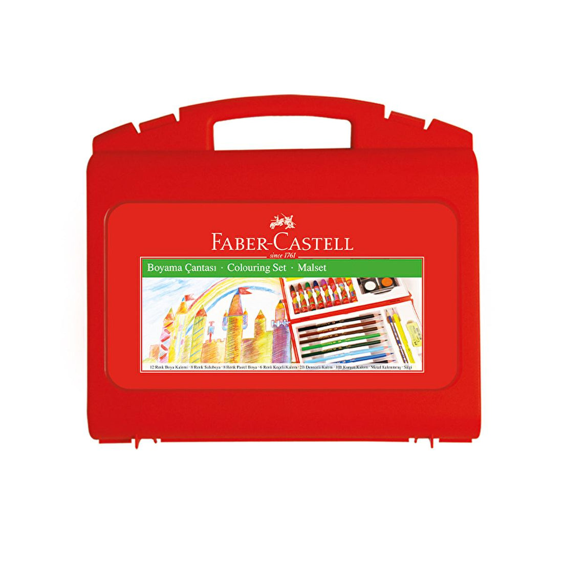 Faber Castell Art Supplies Kit for Kids - Vibrant Coloring Set for Creativity & Gift