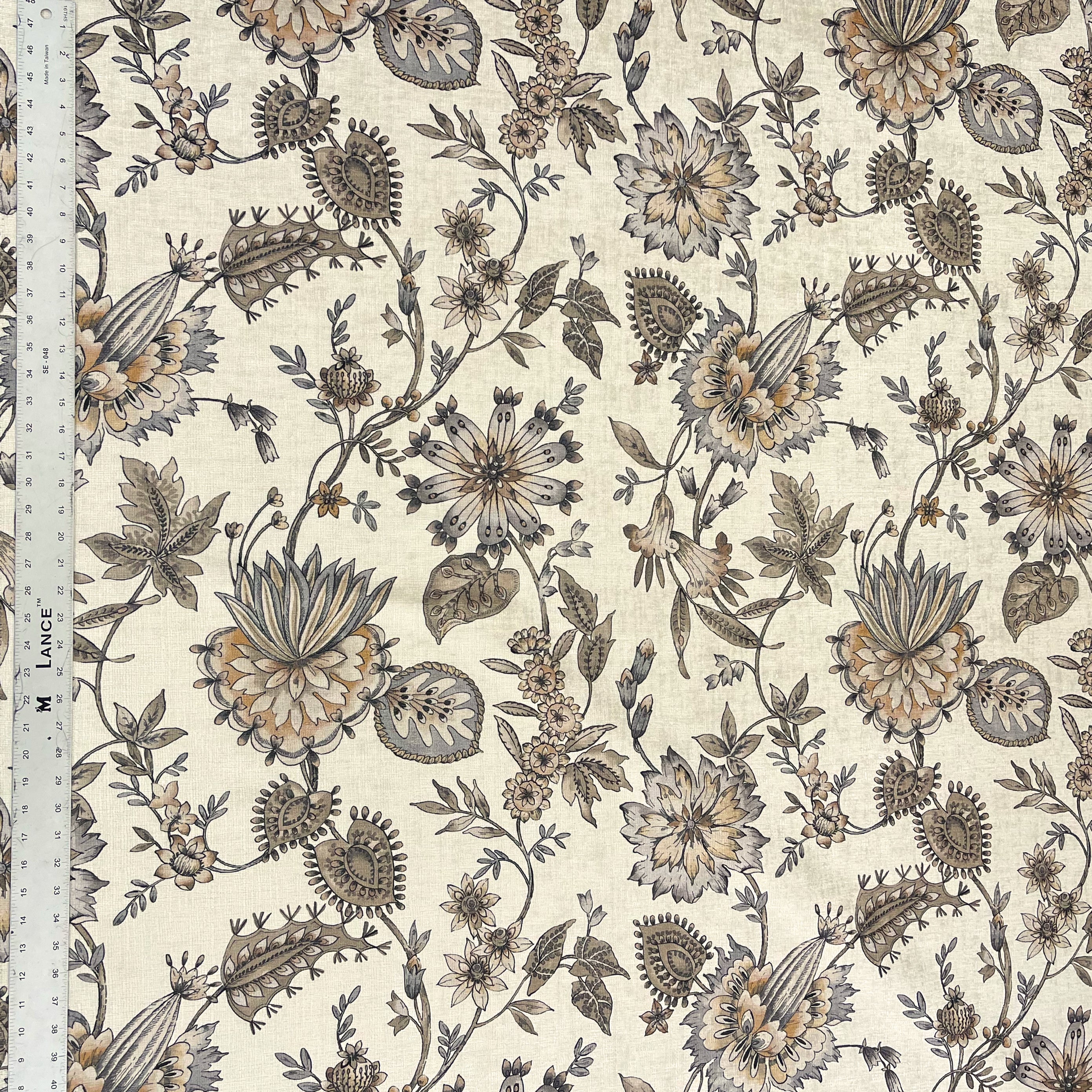 GIA JACOBEAN FLORAL PRINTEDUPHOLST ERY FABRIC BY THE YARD