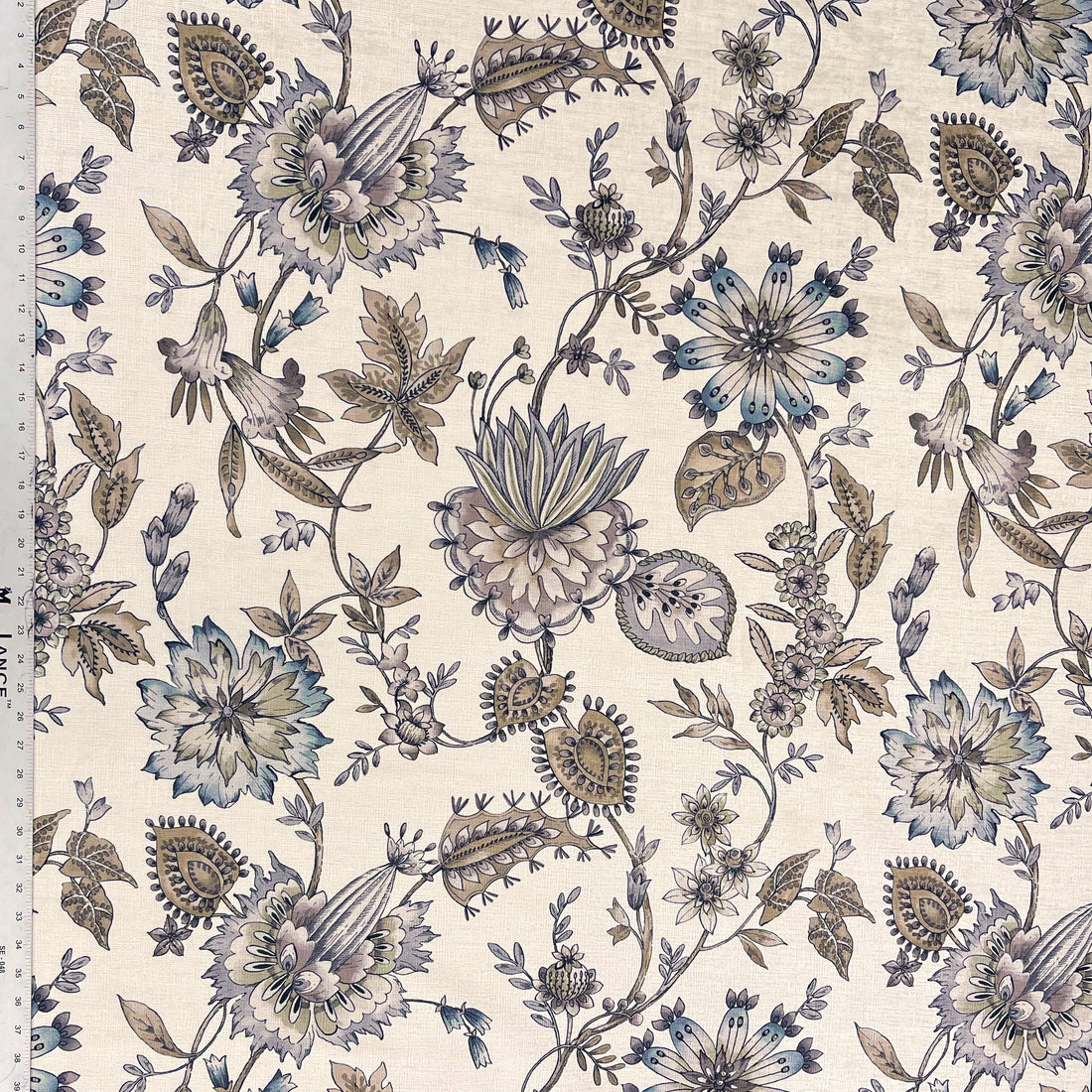 GIA JACOBEAN FLORAL PRINTEDUPHOLST ERY FABRIC BY THE YARD