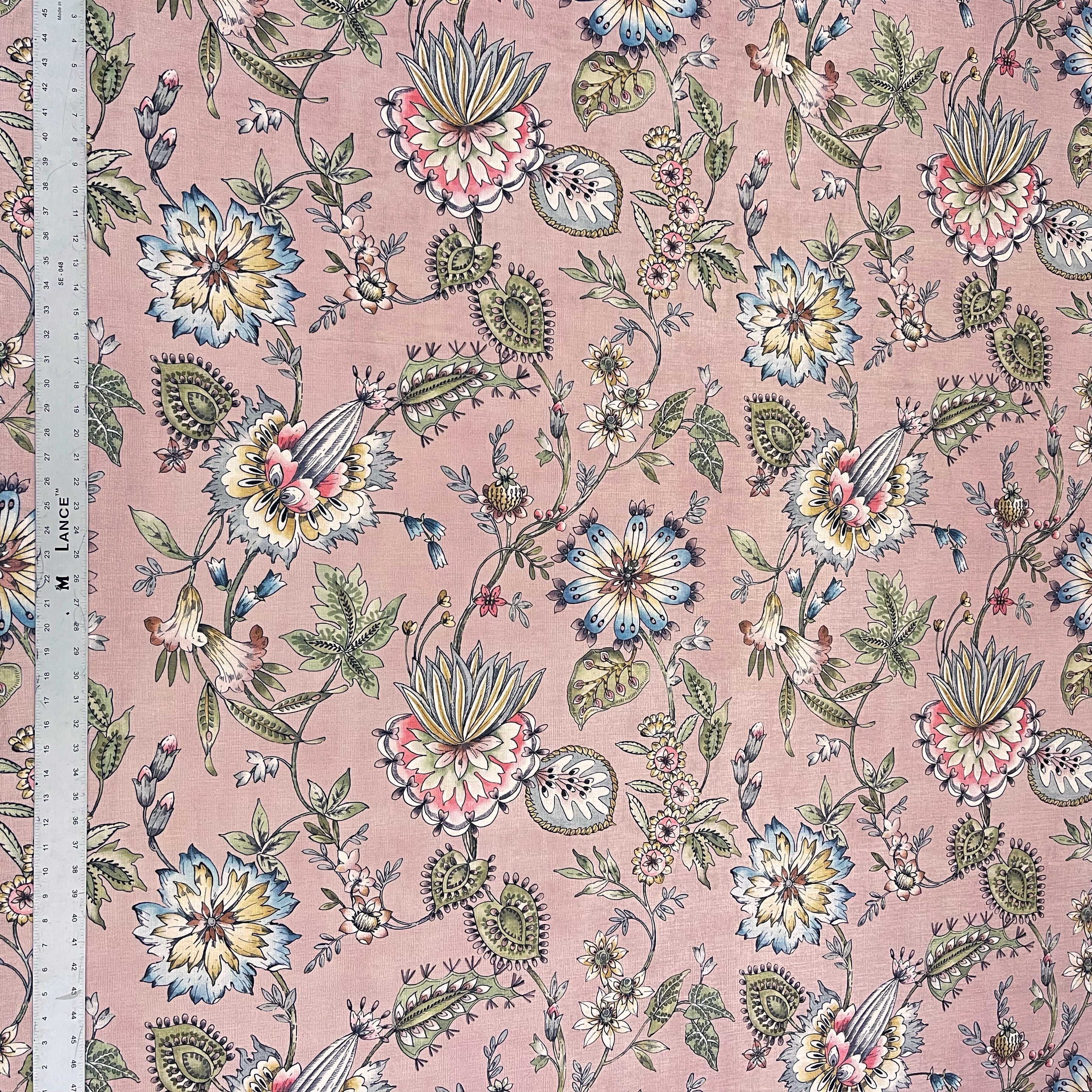 GIA JACOBEAN FLORAL PRINTEDUPHOLST ERY FABRIC BY THE YARD