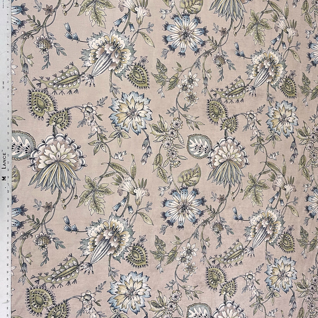 GIA JACOBEAN FLORAL PRINTEDUPHOLST ERY FABRIC BY THE YARD