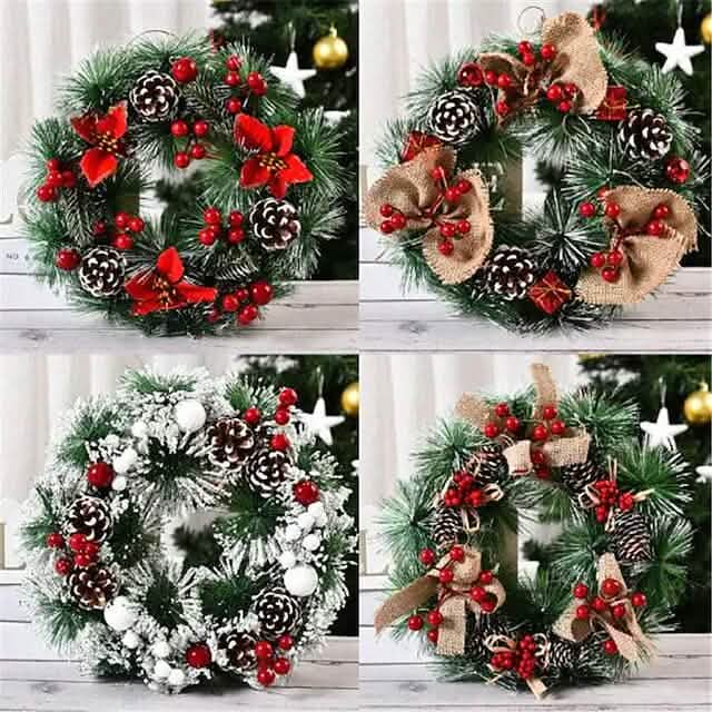 Handmade Christmas Decorative Wreaths