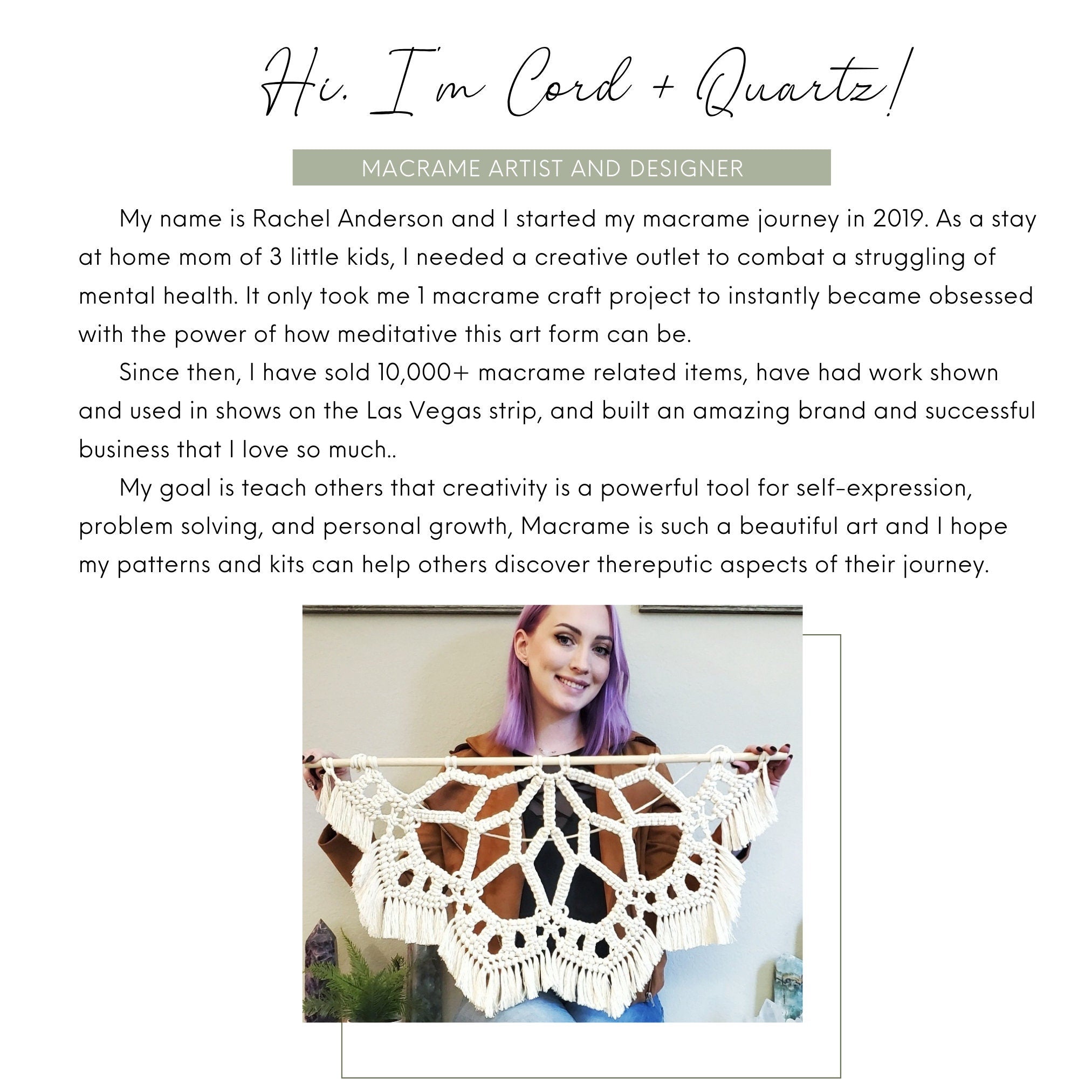 Macrame feather PDF pattern + Video tutorial. Beginner friendly macrame pattern
