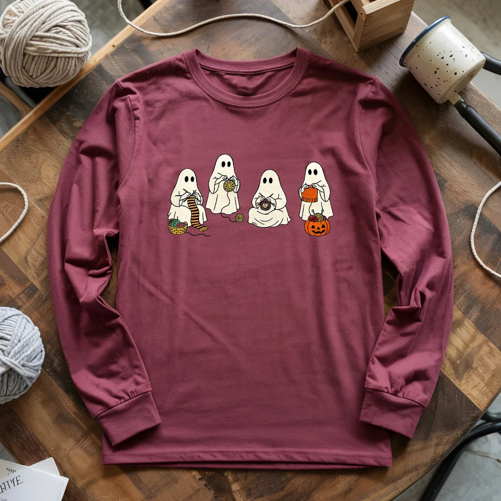 Ghost Stitchers Society Long Sleeve T-shirt