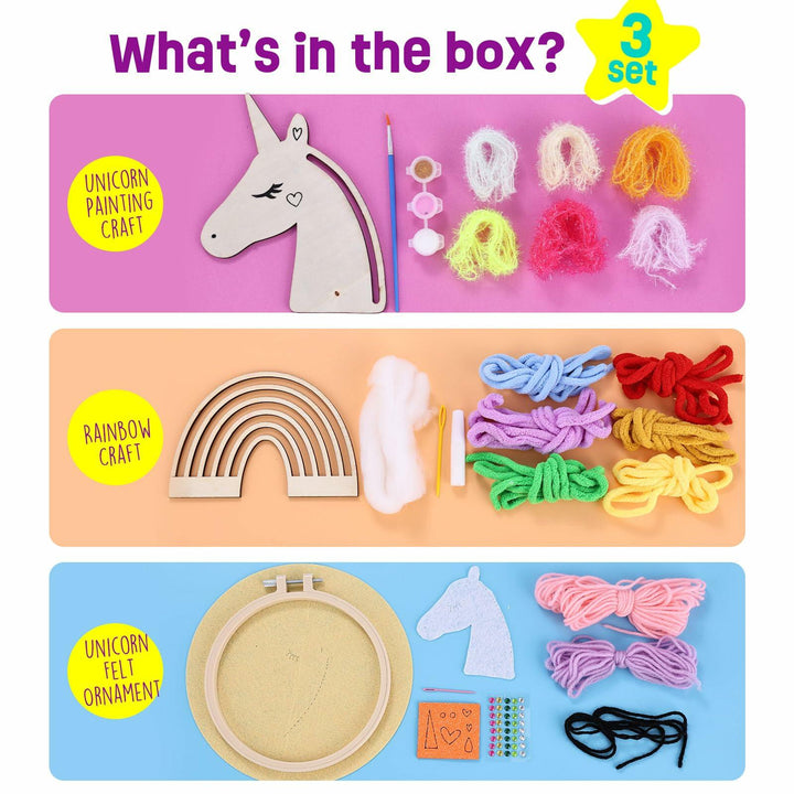 LAOESE Unicorn Sewing Craft Kit for Kids Ages 8-12 Arts & Crafts Gift