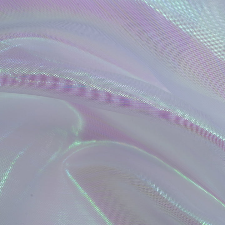 Pastel Iridescent Organza Fabric | Blue Moon Fabrics