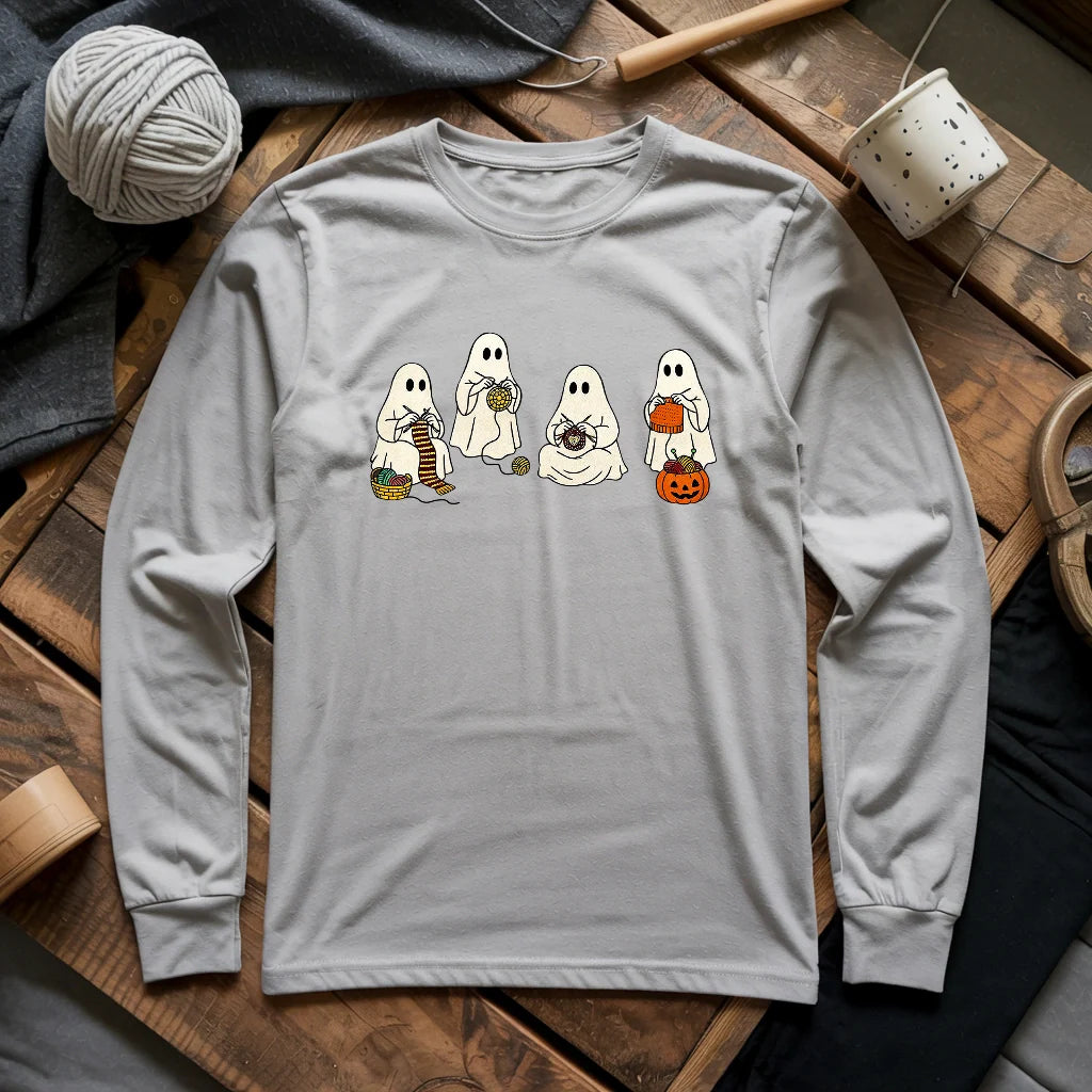 Ghost Stitchers Society Long Sleeve T-shirt