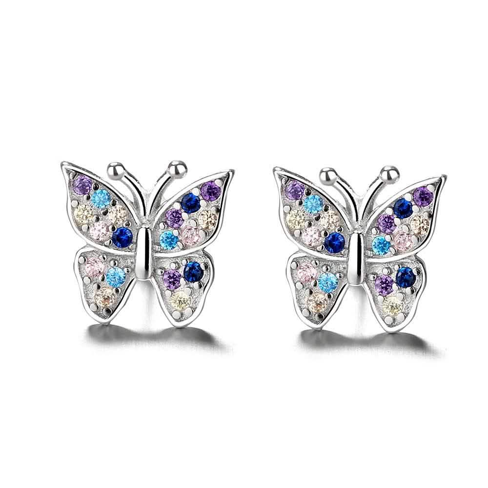 Swarovski Crystal Butterfly Earrings